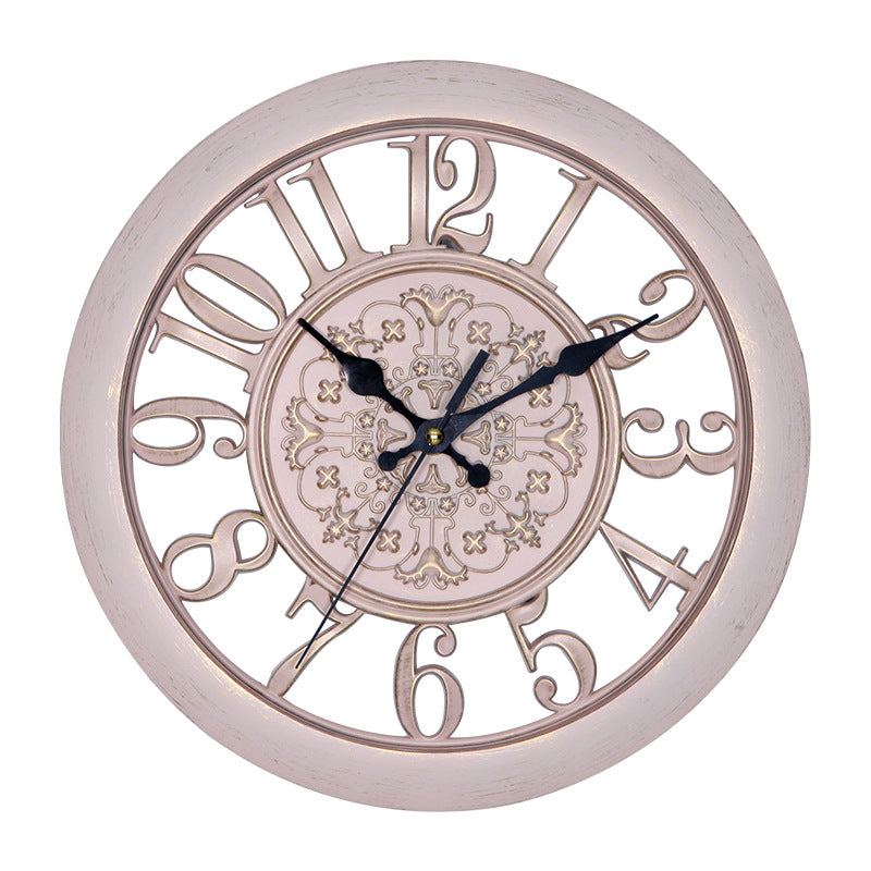 Orologio Elegante Rotondo - Modello rosa - Stile vintage - Perfeziona il tuo spazio.