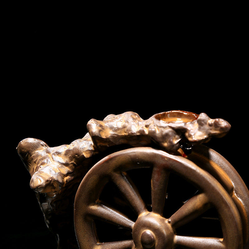Modello singolo di "Bruciatore di incenso a forma di ruota del mulino"
