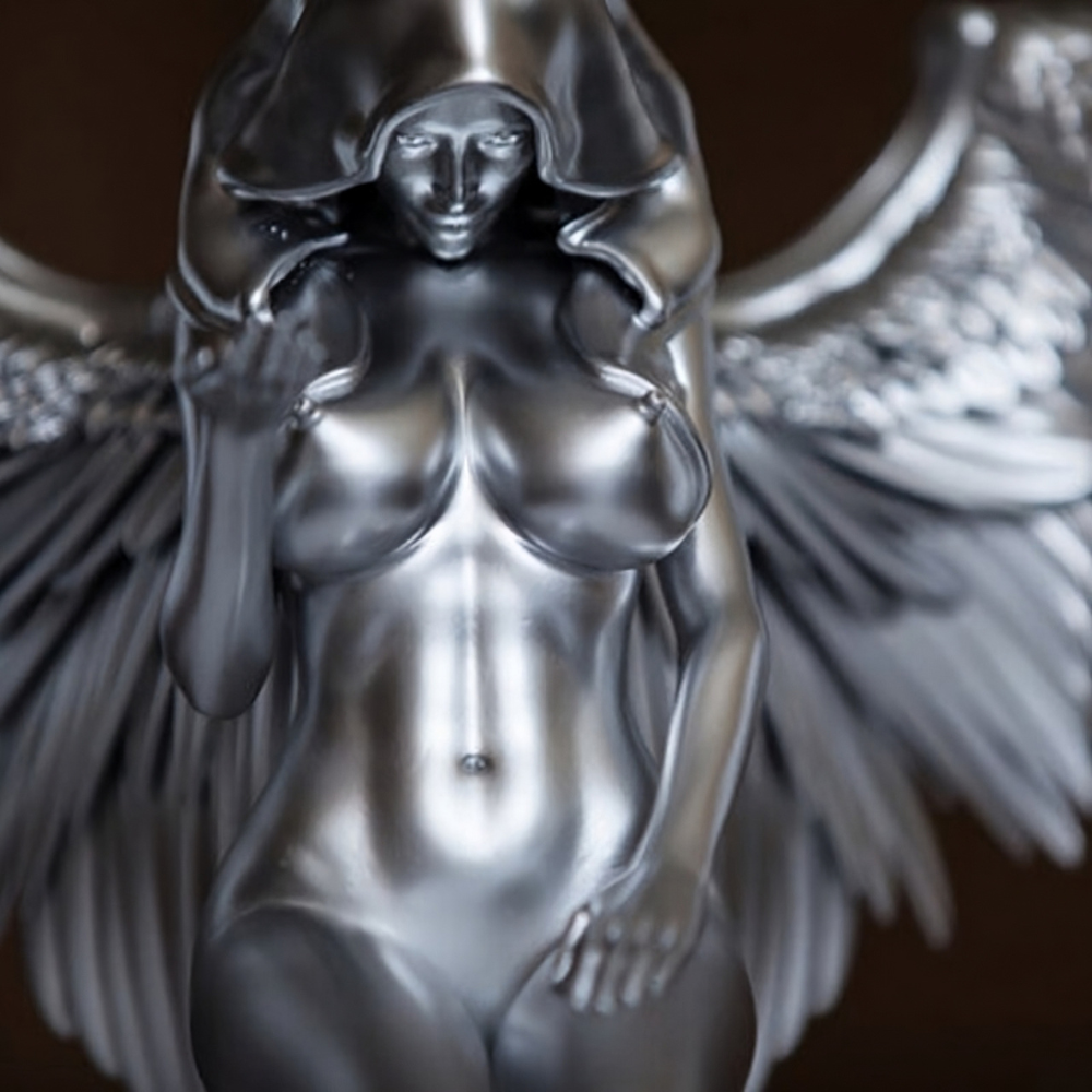 2 colori di "Statua a forma di angelo femminile"