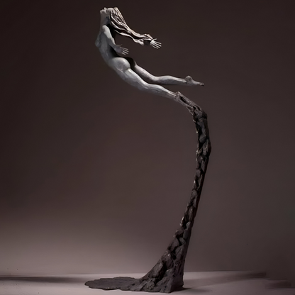 Modello singolo di "Statua a forma di ragazza che vola"