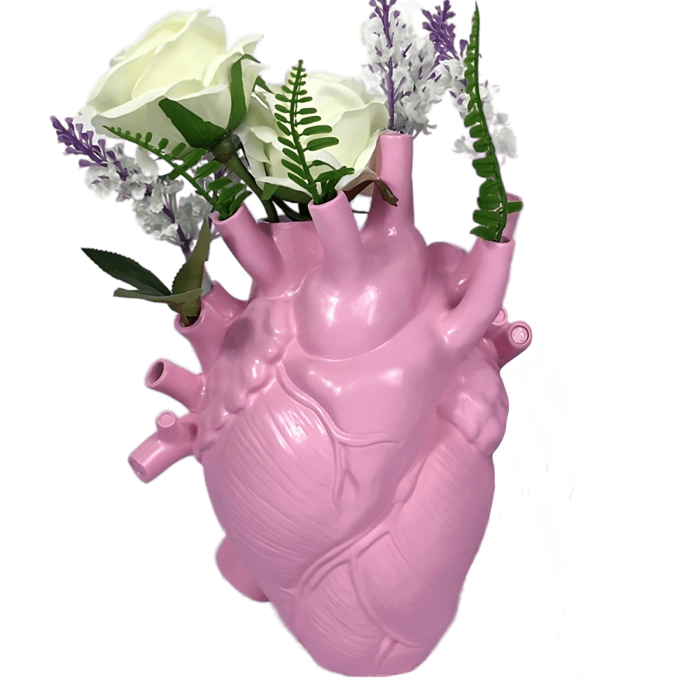 5 colori di "Vaso a forma di cuore"