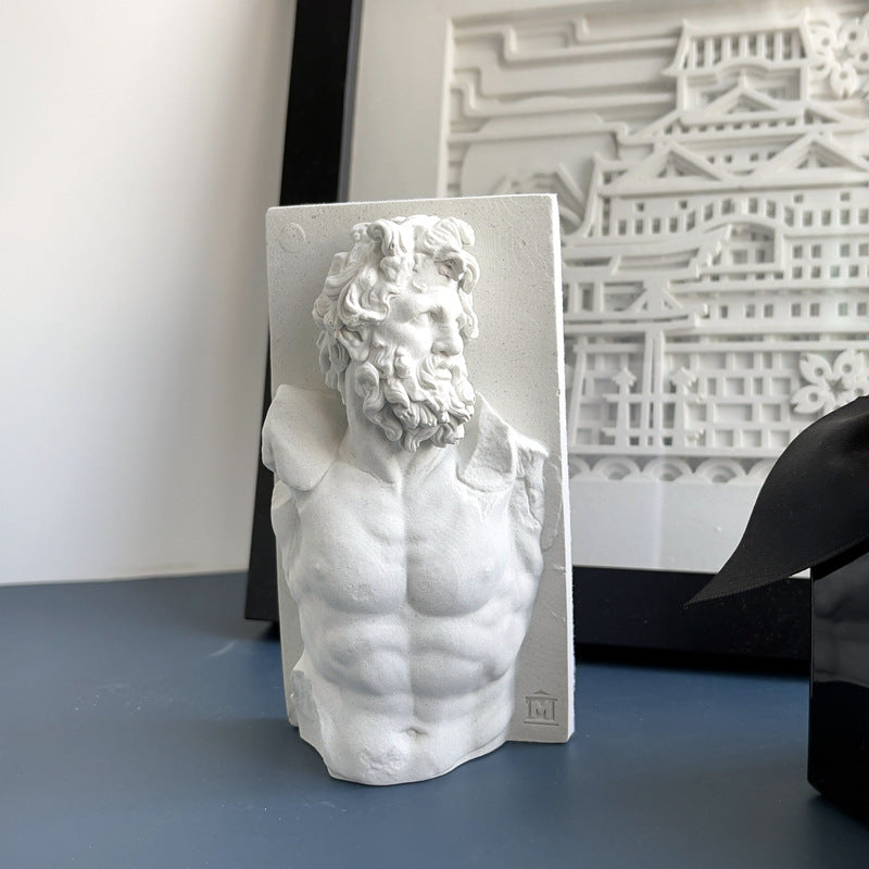 Modello singolo di "Statua del semibusto di Zeus"