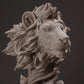 Dettaglio criniera mossa - Statua leone di sabbia - Elemento unico d'arte