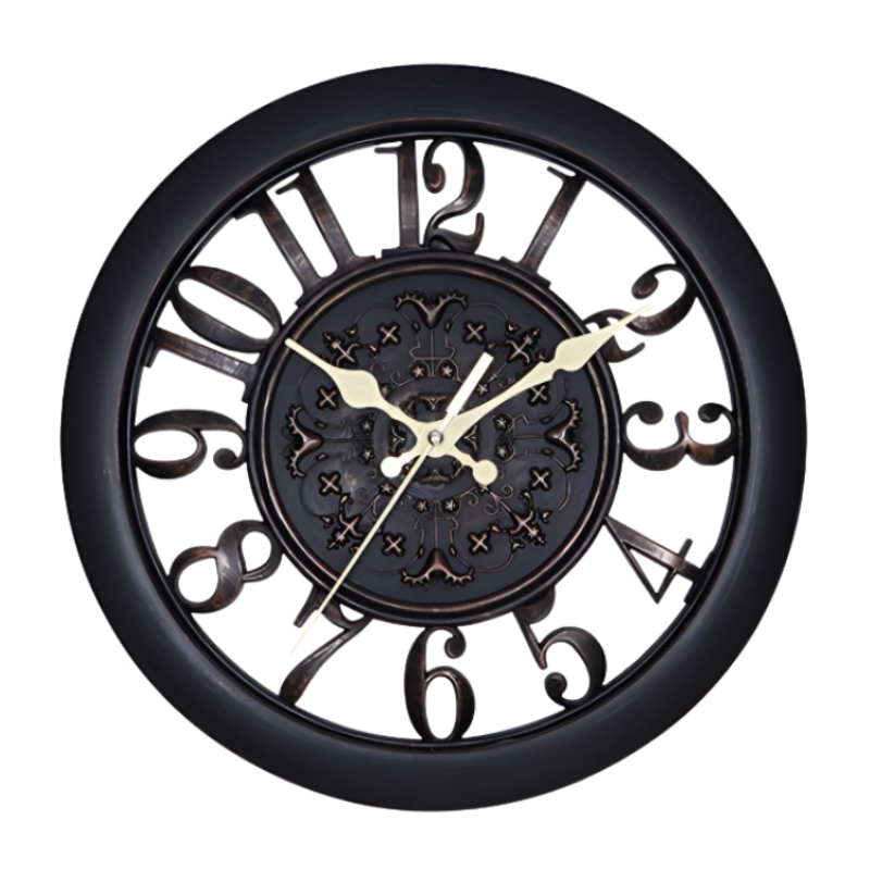 Orologio da Parete - Modello nero - Stile Creativo - Completa il tuo design.