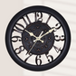 Orologio in Stile Vintage - Colore nero - Lancette precise - Ideale per la tua decorazione.