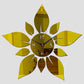 Orologio adesivo a forma di fiore - Lavorazione precisa su resina eco-friendly. Aggiungi stile floreale all'ambiente.