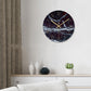 Orologio in Stile Marmo - Colore numeri romani - Perfetto per decorare il tuo salotto.