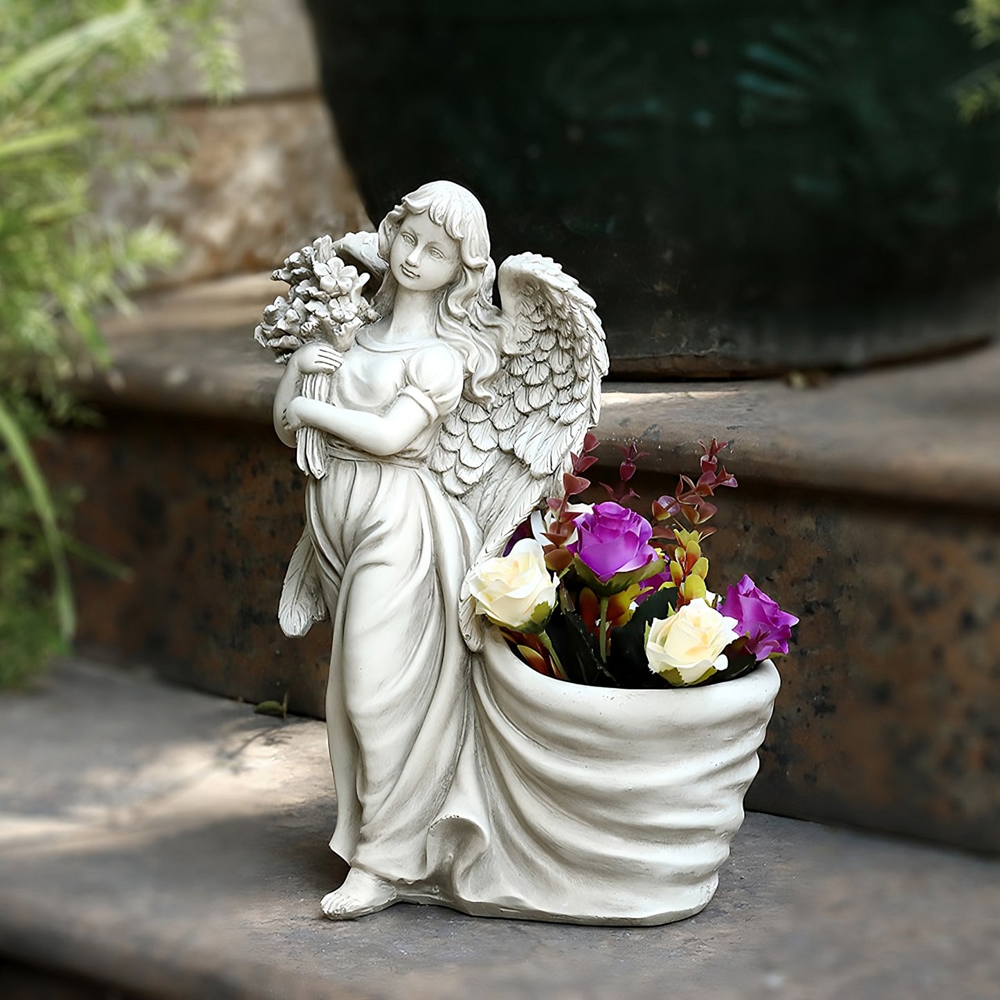2 modelli di "Vaso con angelo"
