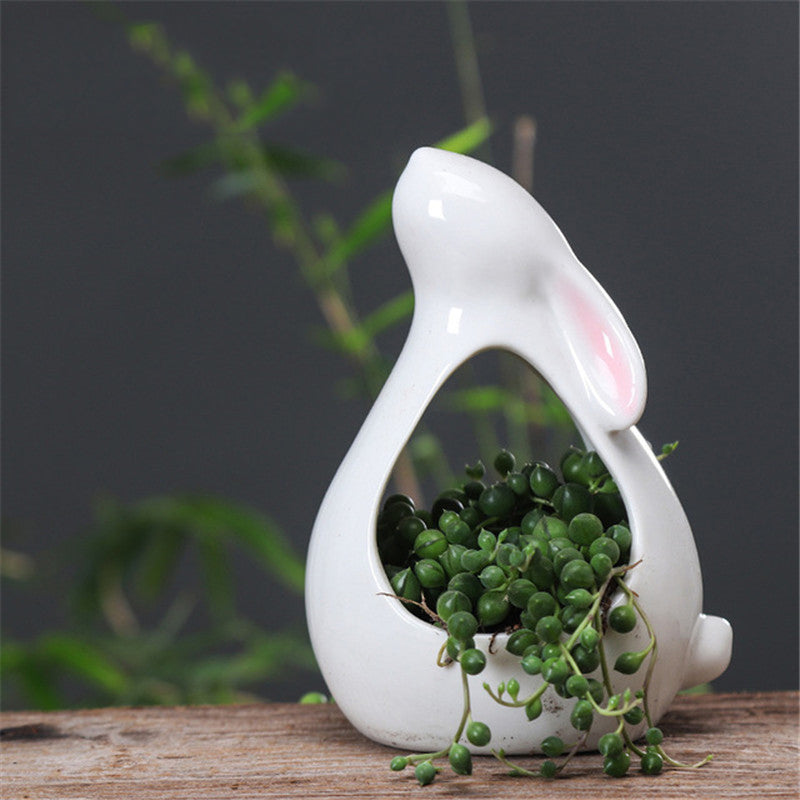 4 modelli di "Vaso a forma di coniglio in stile moderno"