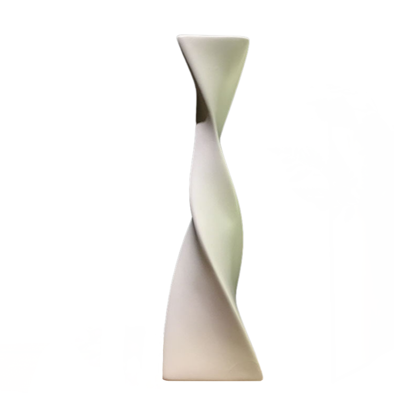 2 colori di "Vaso a forma di spirale in stile moderno"