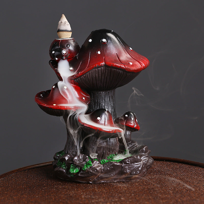 Modello singolo di "Bruciatore di incenso a forma di fungo"