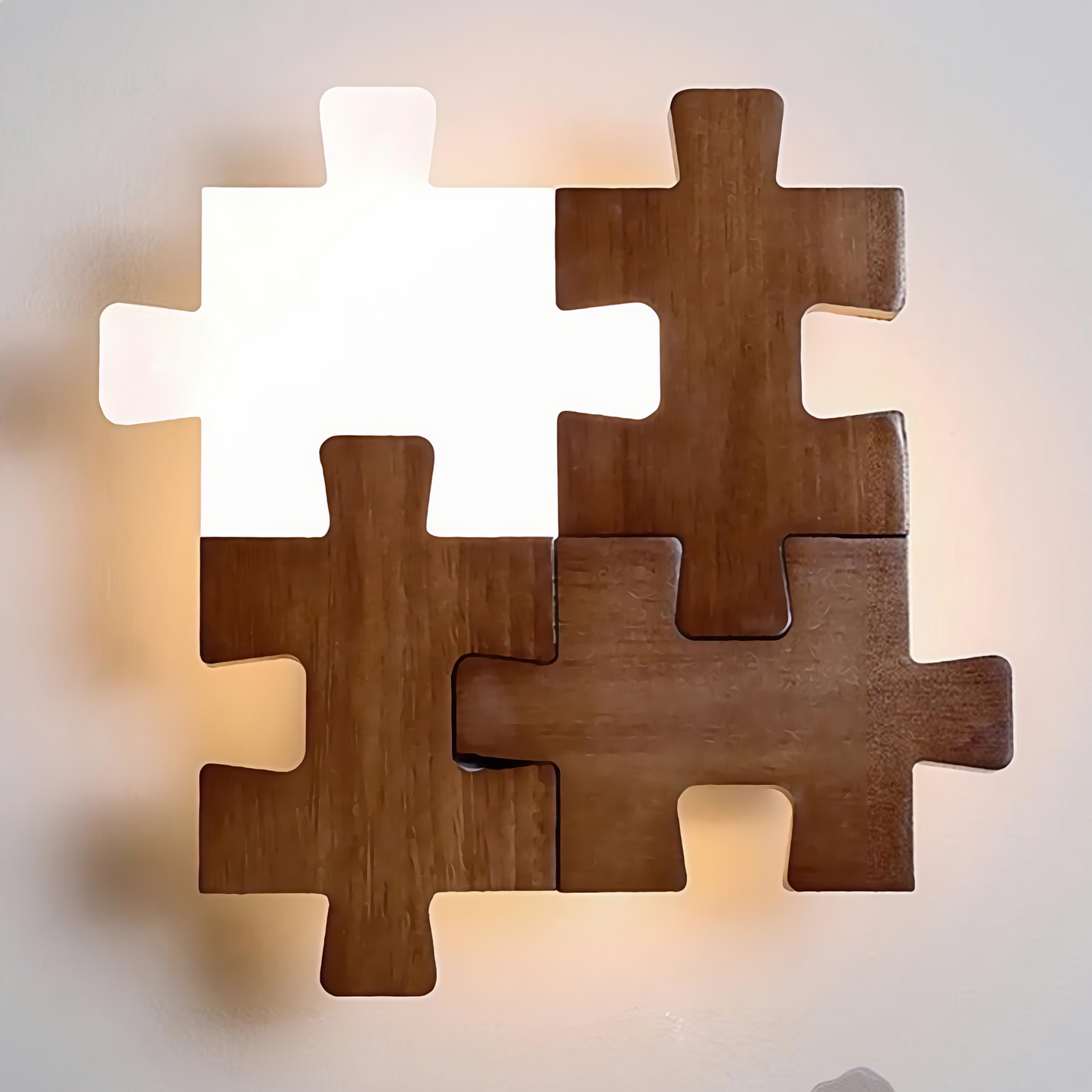 Modello singolo di "Lampada a forma di puzzle"