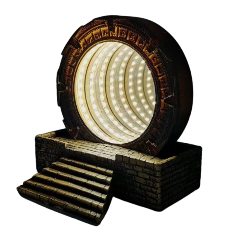 Modello singolo di "Lampada a forma di teletrasporto Stargate"