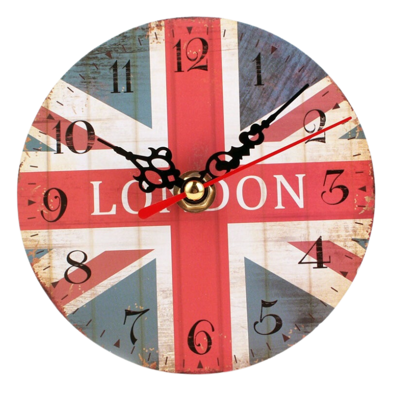 Orologio Vintage Inglese - Modello Londra - Design in Stile Vintage - Completa il Tuo Interno.