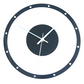 Orologio Futuristico - Modello cerchi - Design moderno - Perfeziona il tuo spazio.
