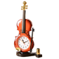 Modello singolo di "Orologio a forma di violino con porta penna"