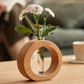 Modello singolo di "Vaso idroponico a cerchio in legno"