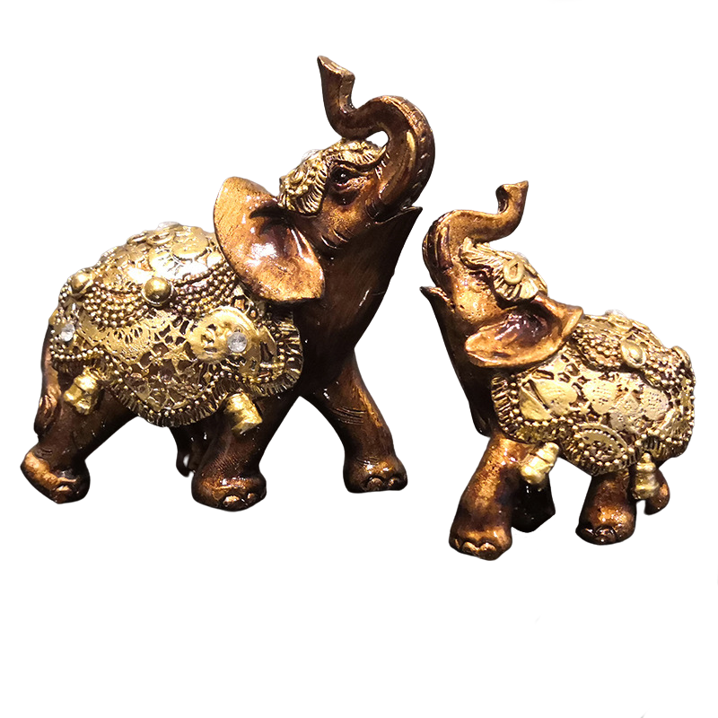 3 modelli di "Statua di elefante felice"