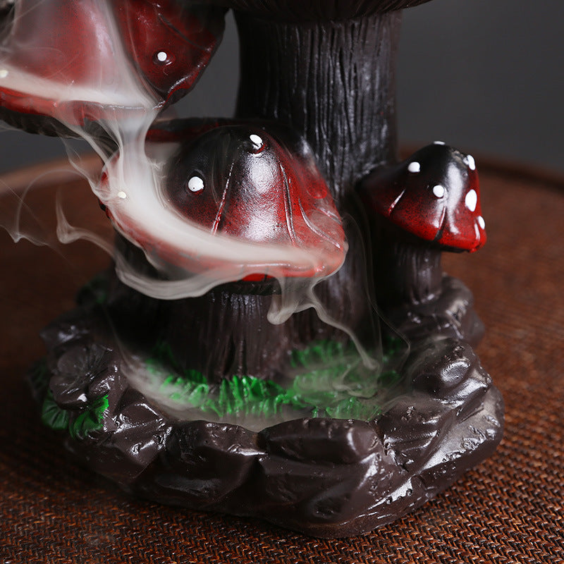 Modello singolo di "Bruciatore di incenso a forma di fungo"